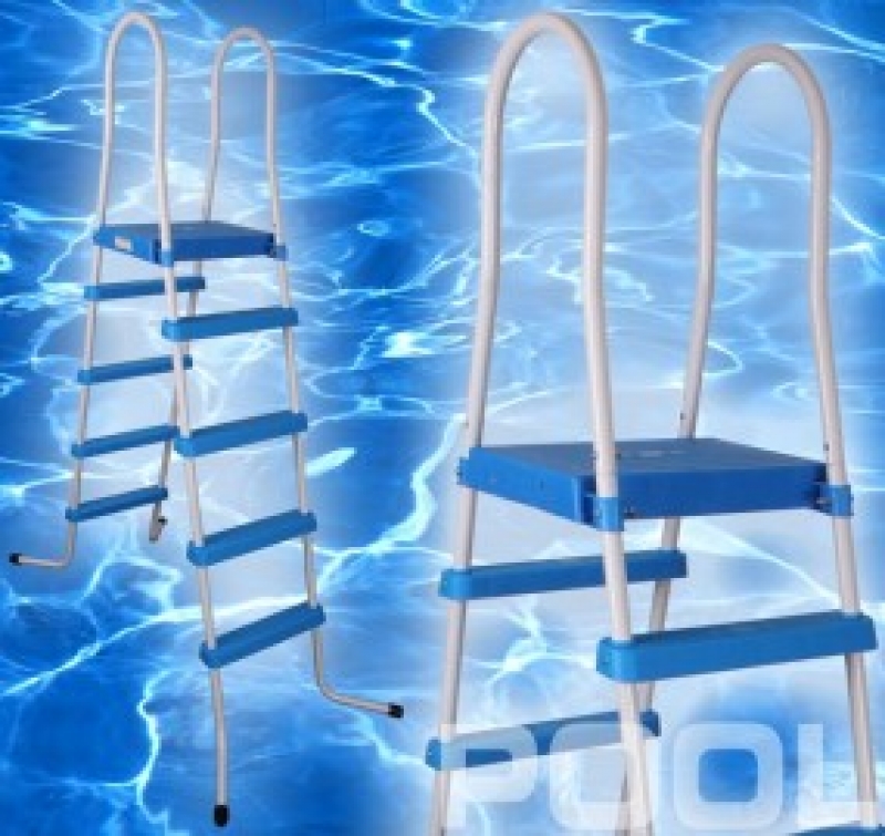 Bukken Uitdaging zwaartekracht WaterFunShop - Zwembad toebehoren - Zwembad accessoires - INTEX Zwembad  trap zwembaden tot 130cm hoogte max draagvermogen 135kg_341